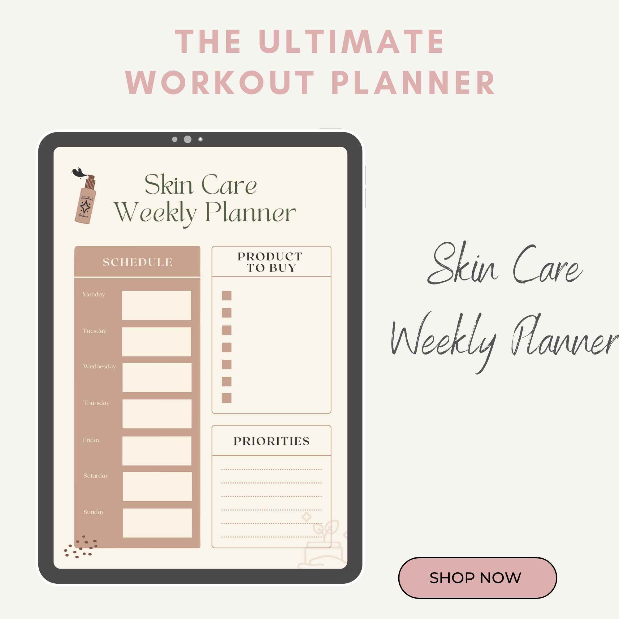 Self Care Canva Template Bundle